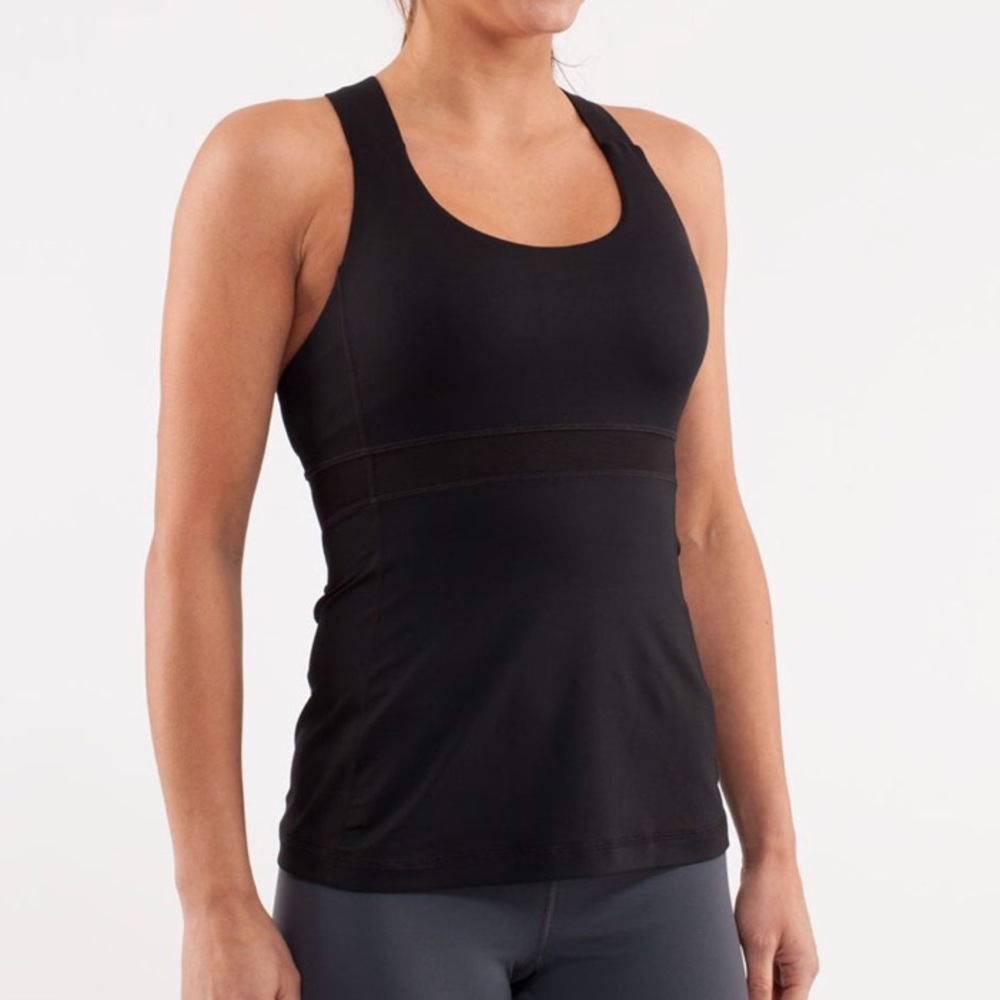 Lululemon Swift Tank Solid Black Size 4